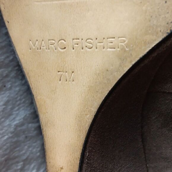 Marc Fisher Lace-Up Wedge Shoes - Picture 5 of 7
